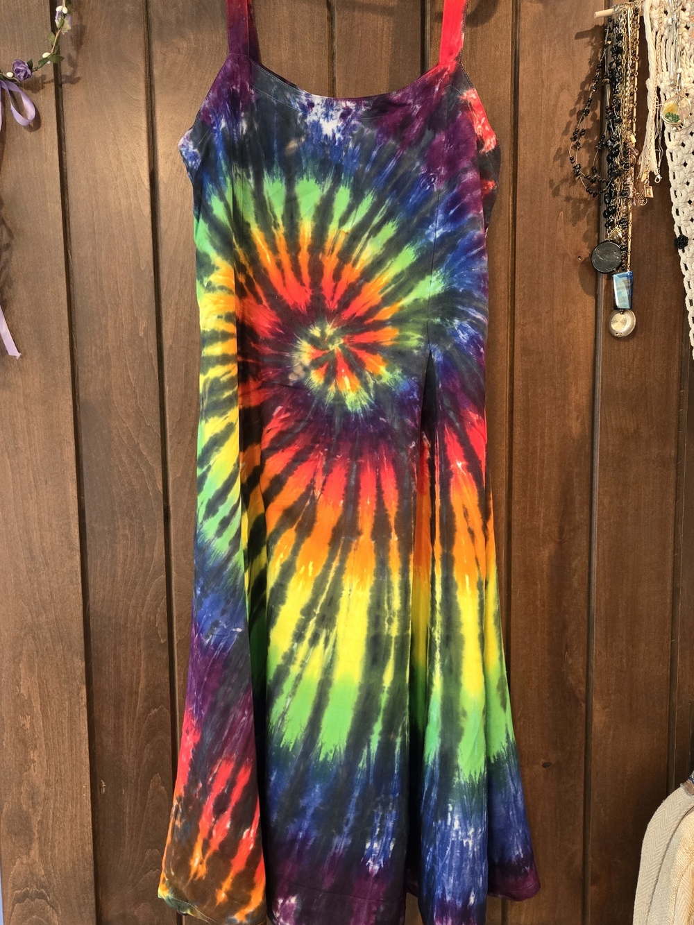 Tie-Dye Dress - Rainbow Spiral